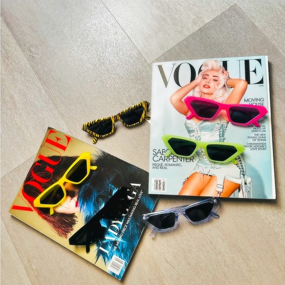 Chic Black Triangle Retro Iconic Sunglasses